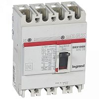 Автоматический выключатель DRX125 термомагнитный 50A 4П 36KA | код. 027075 |  Legrand 